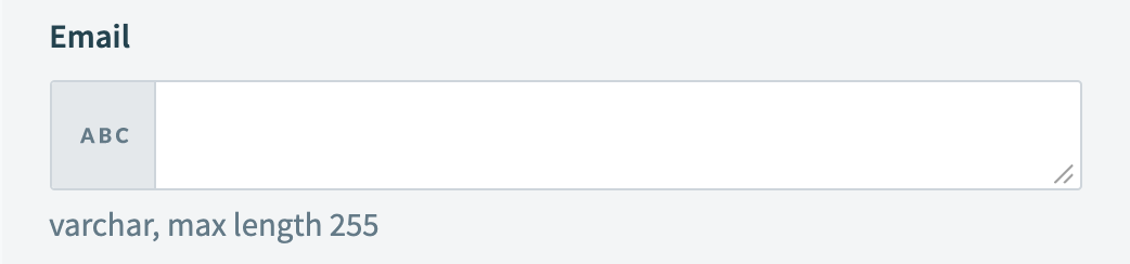 input field hints