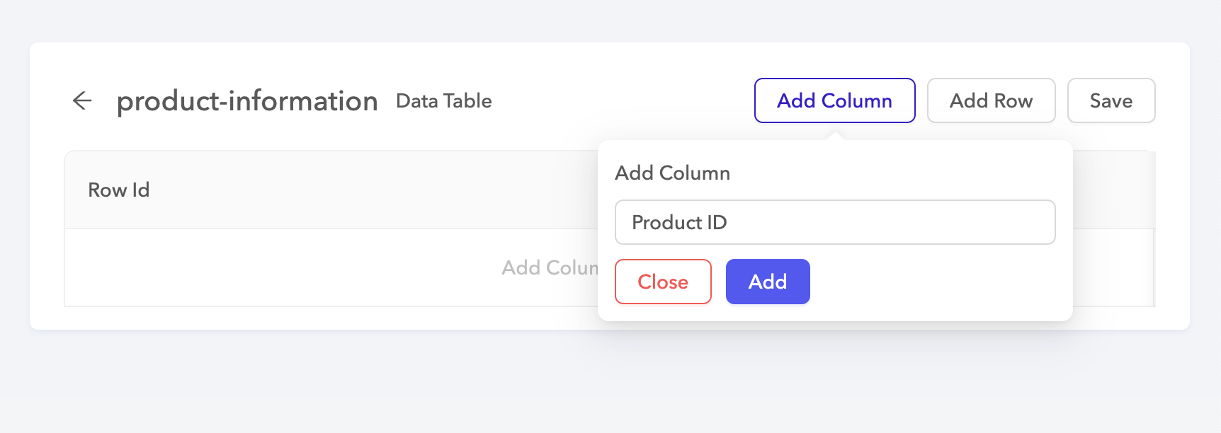 Add a column