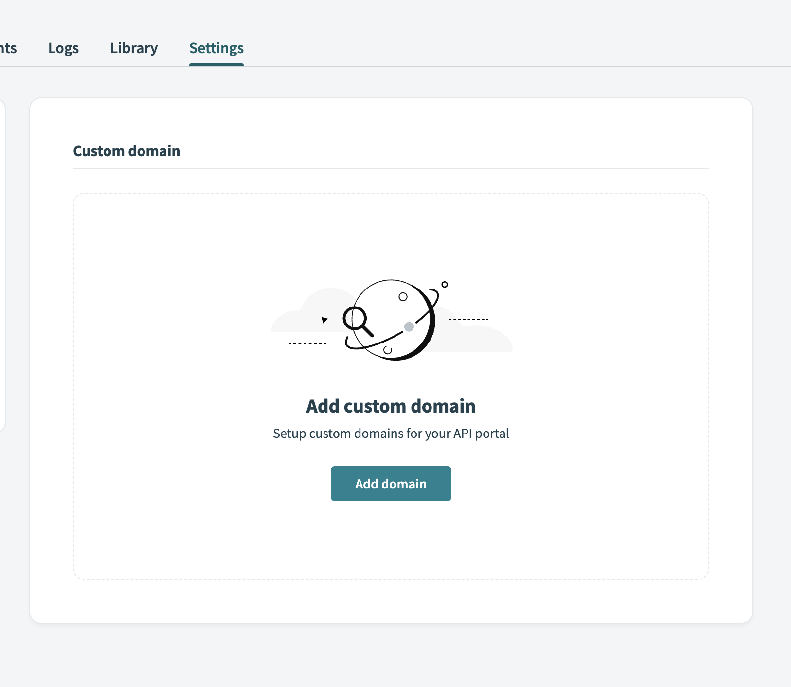 Add custom domain