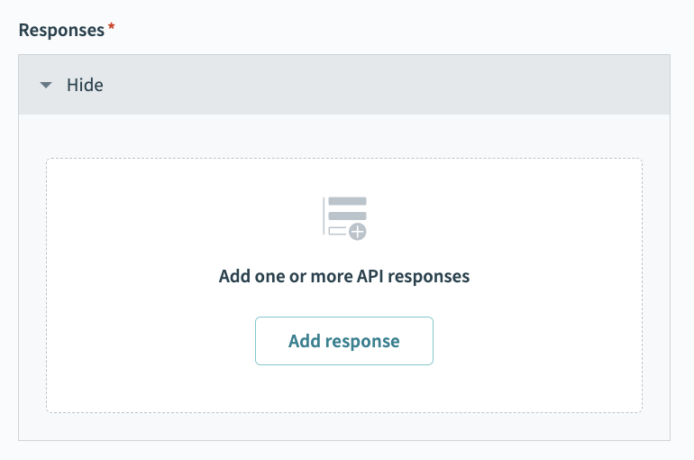 Add response