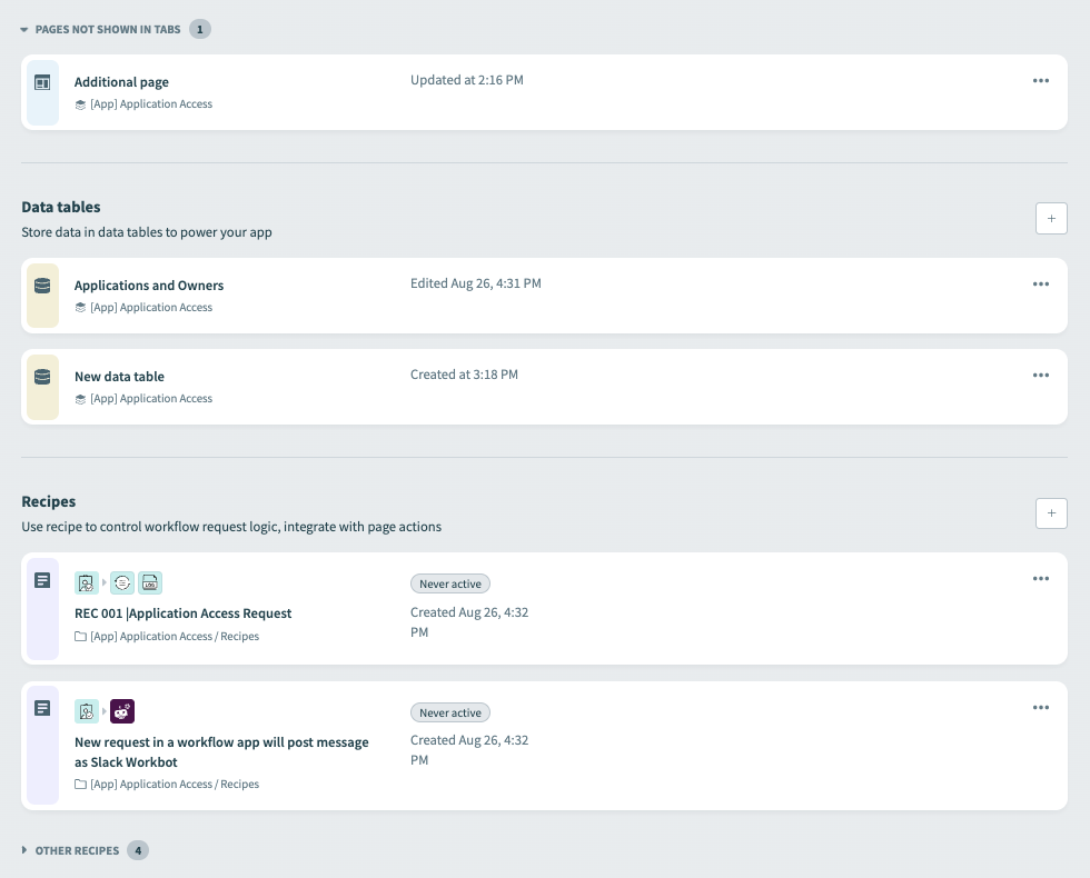 App assets