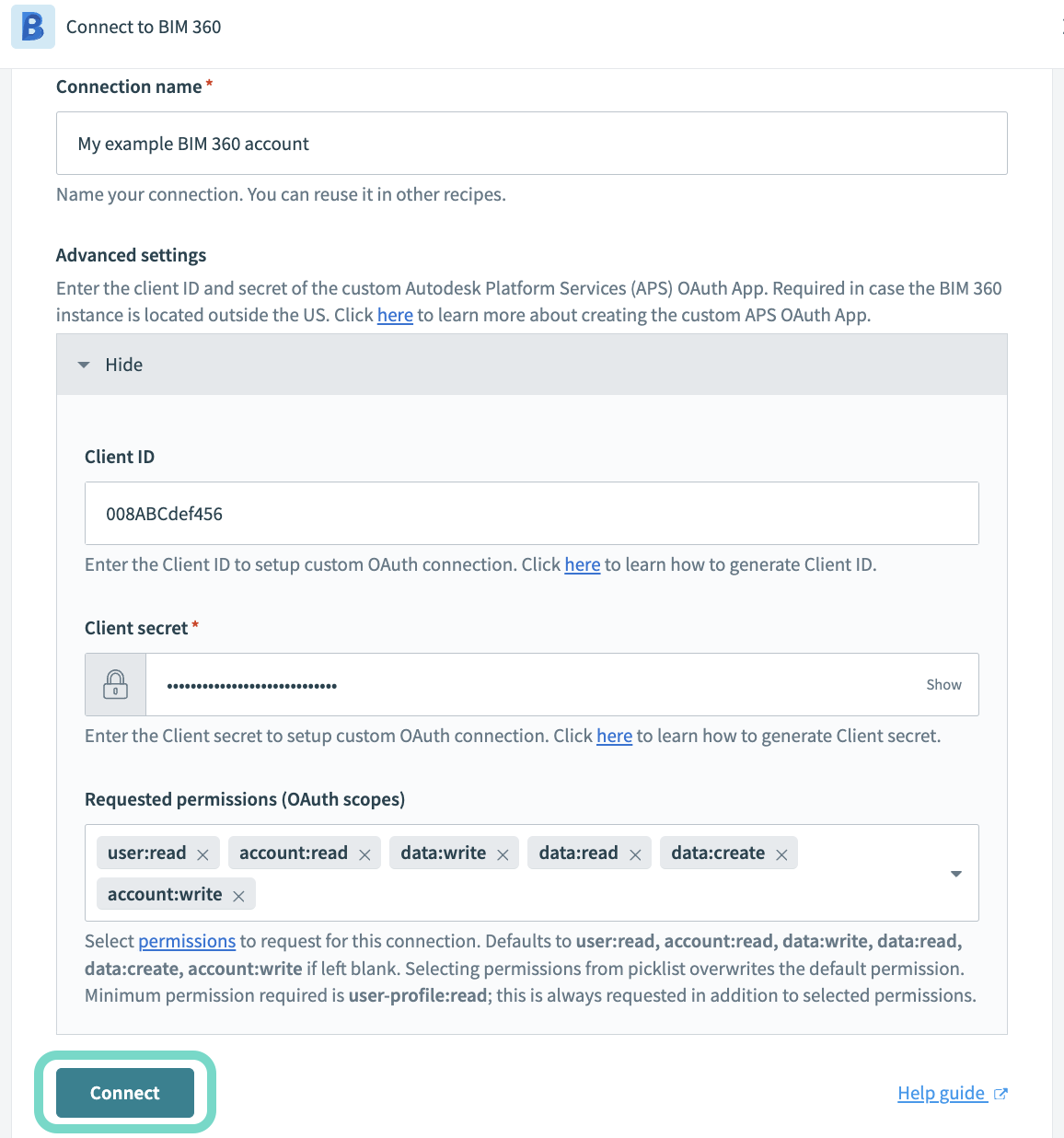 BIM 360 Connect