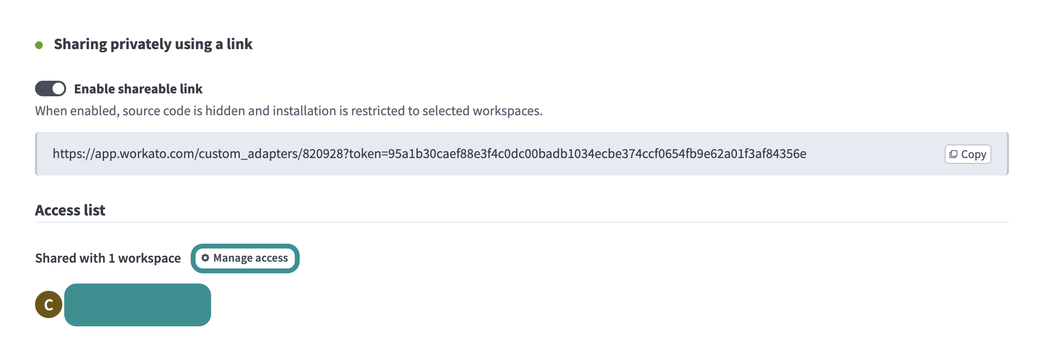 Managed access
