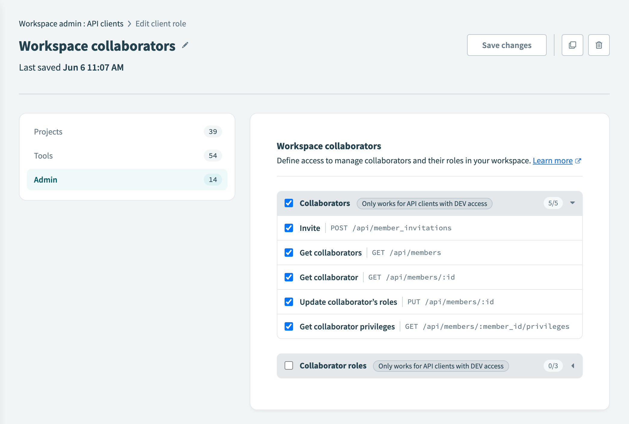 Select the endpoints you plan to enable