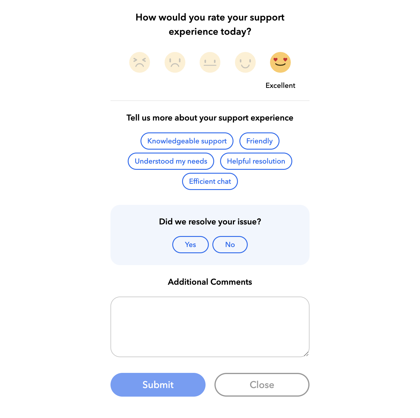 Chat Conversation CSAT