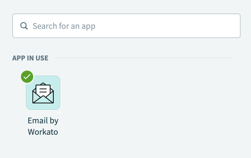 Email by Workato app