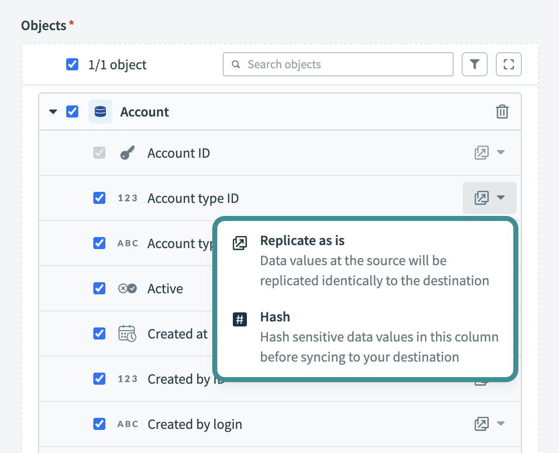 Configure field-level data protection
