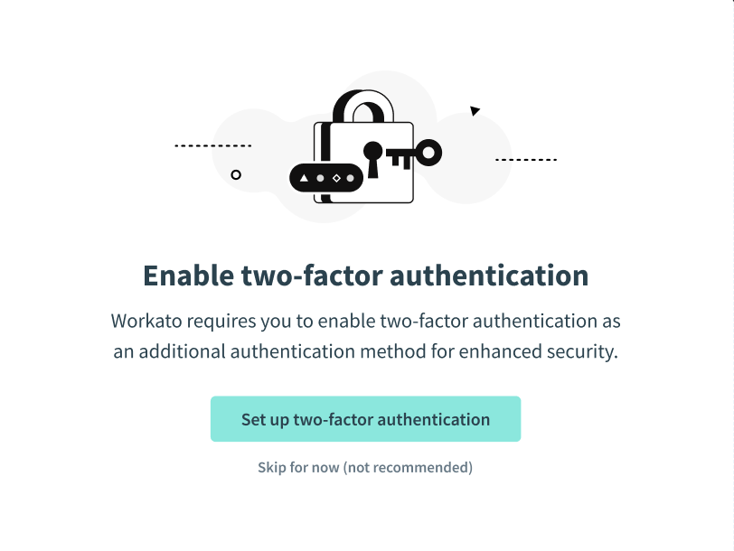 Enable two-factor authentication