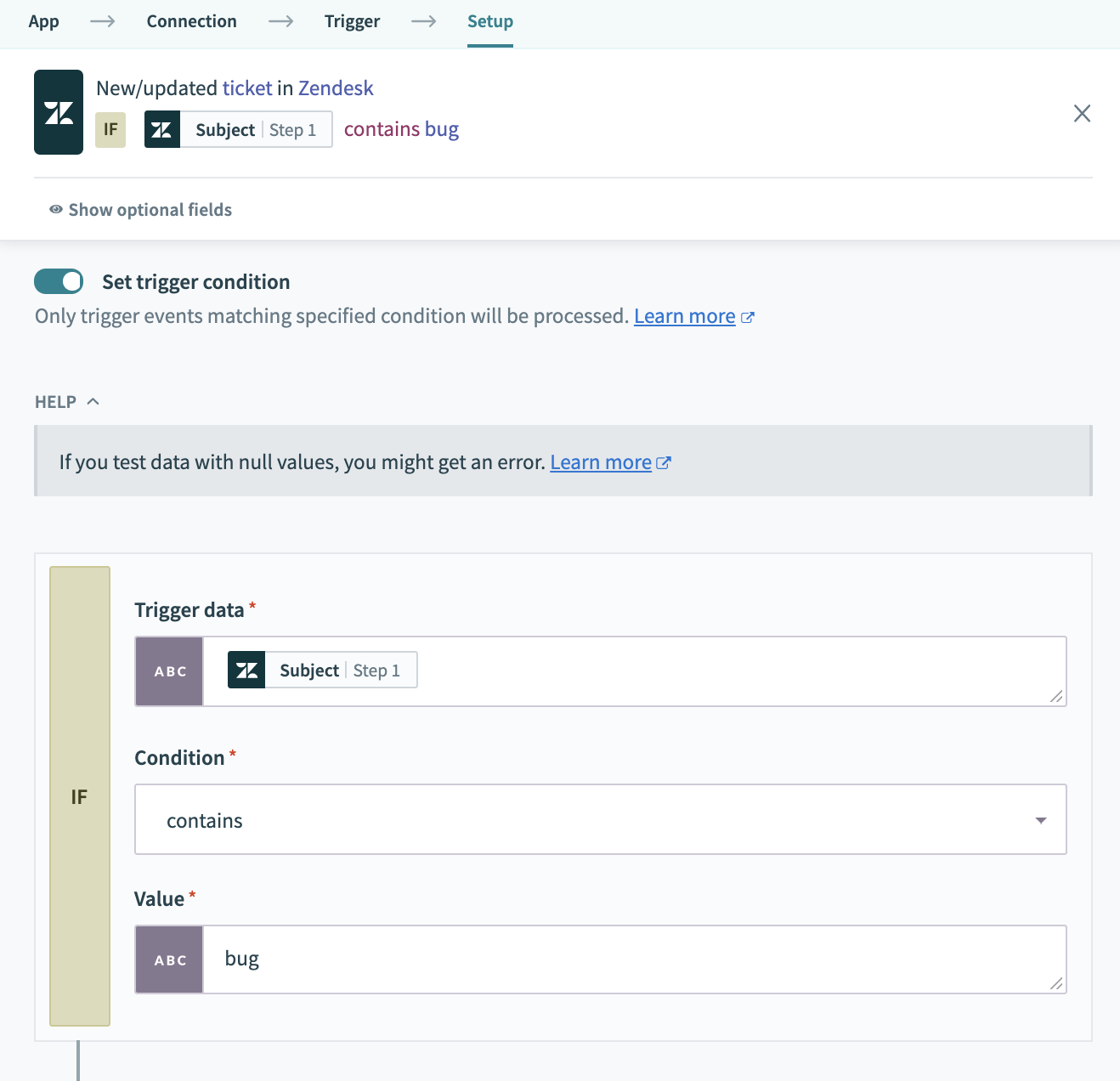 contains レシピの例