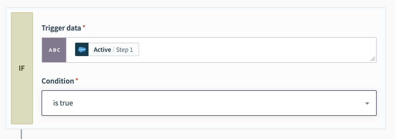 is true レシピの例
