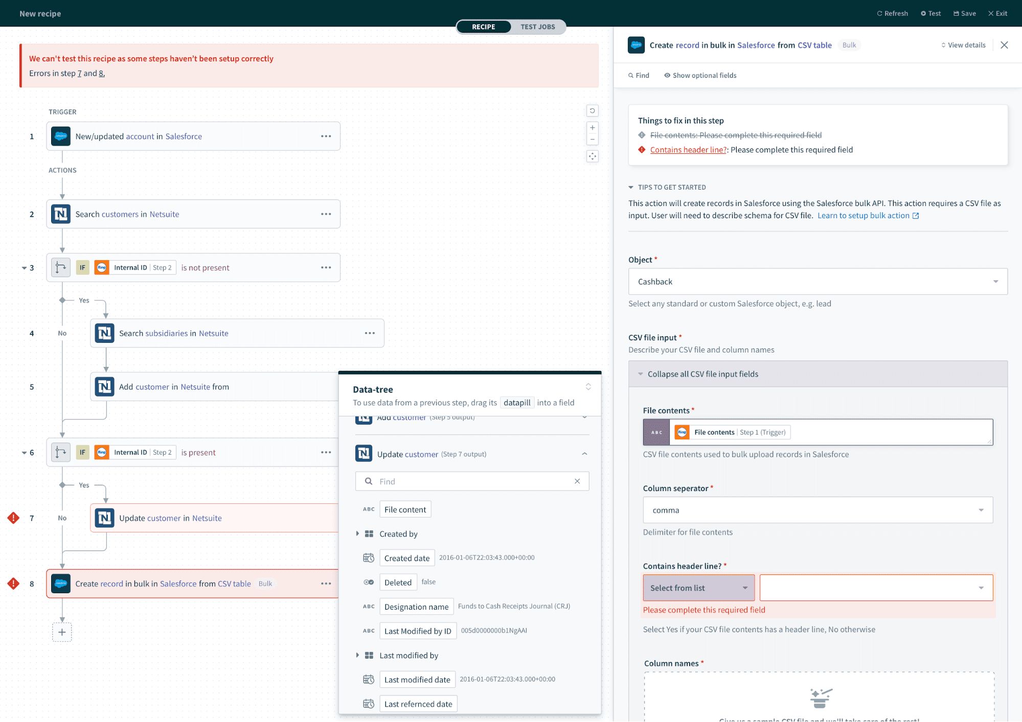 修正された項目