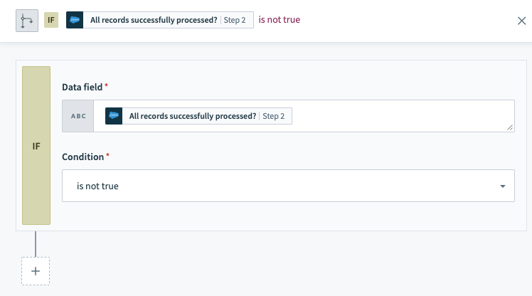 If condition checking for any failed records