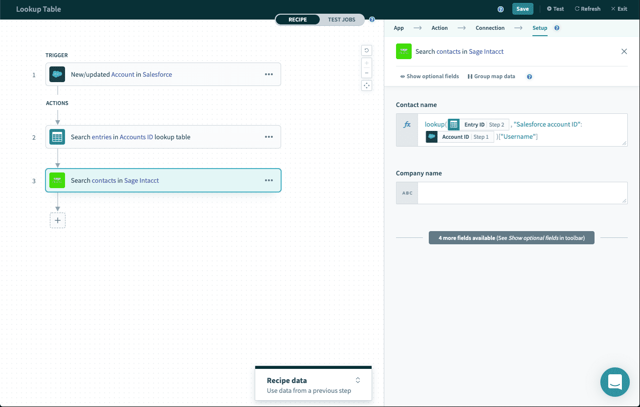 インメモリーテーブルの検索