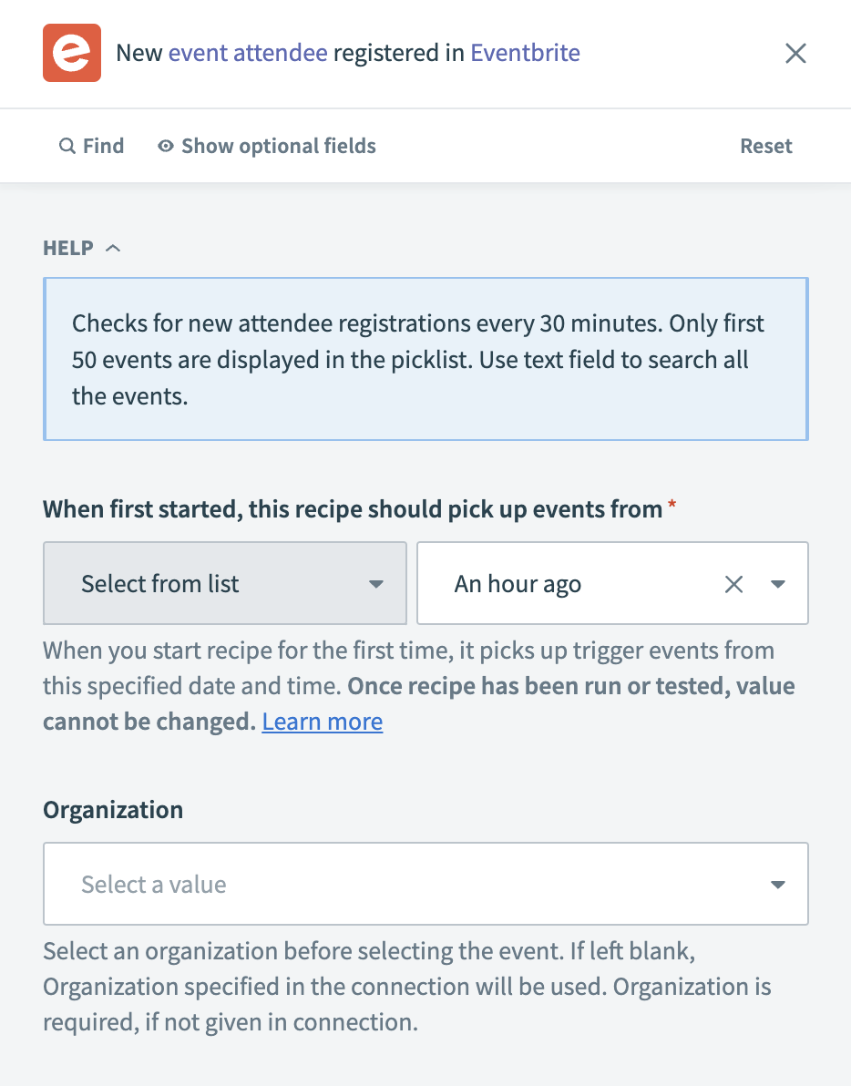 New attendee registered for event trigger