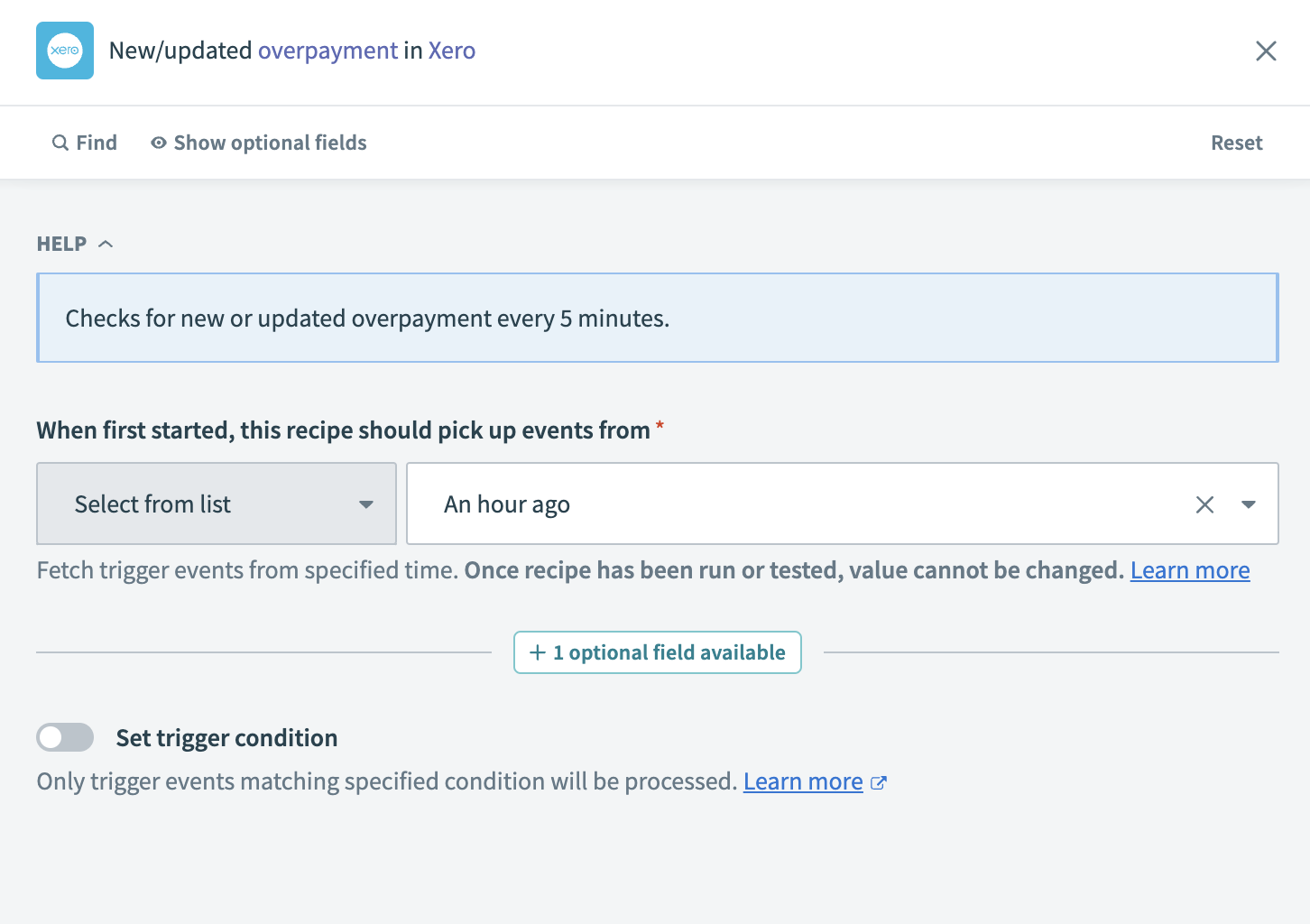 New/updated overpayment trigger