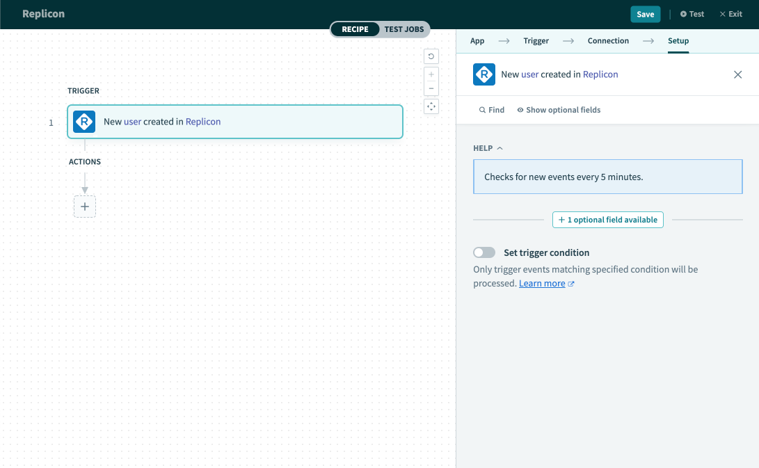 新規ユーザートリガー