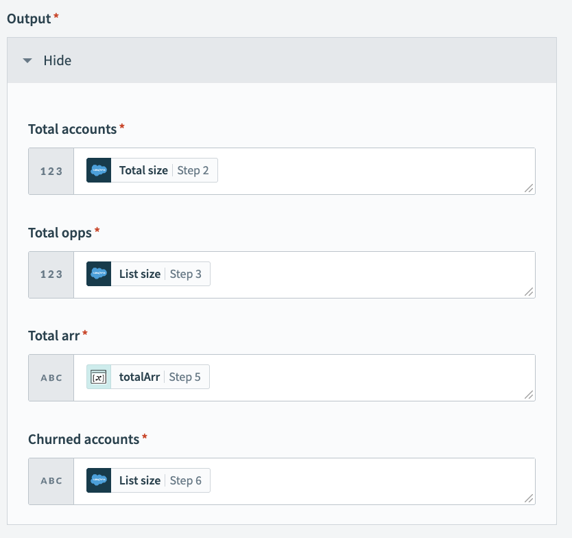 Configure return to component action