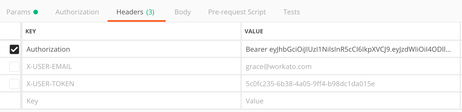 Postman のテスト