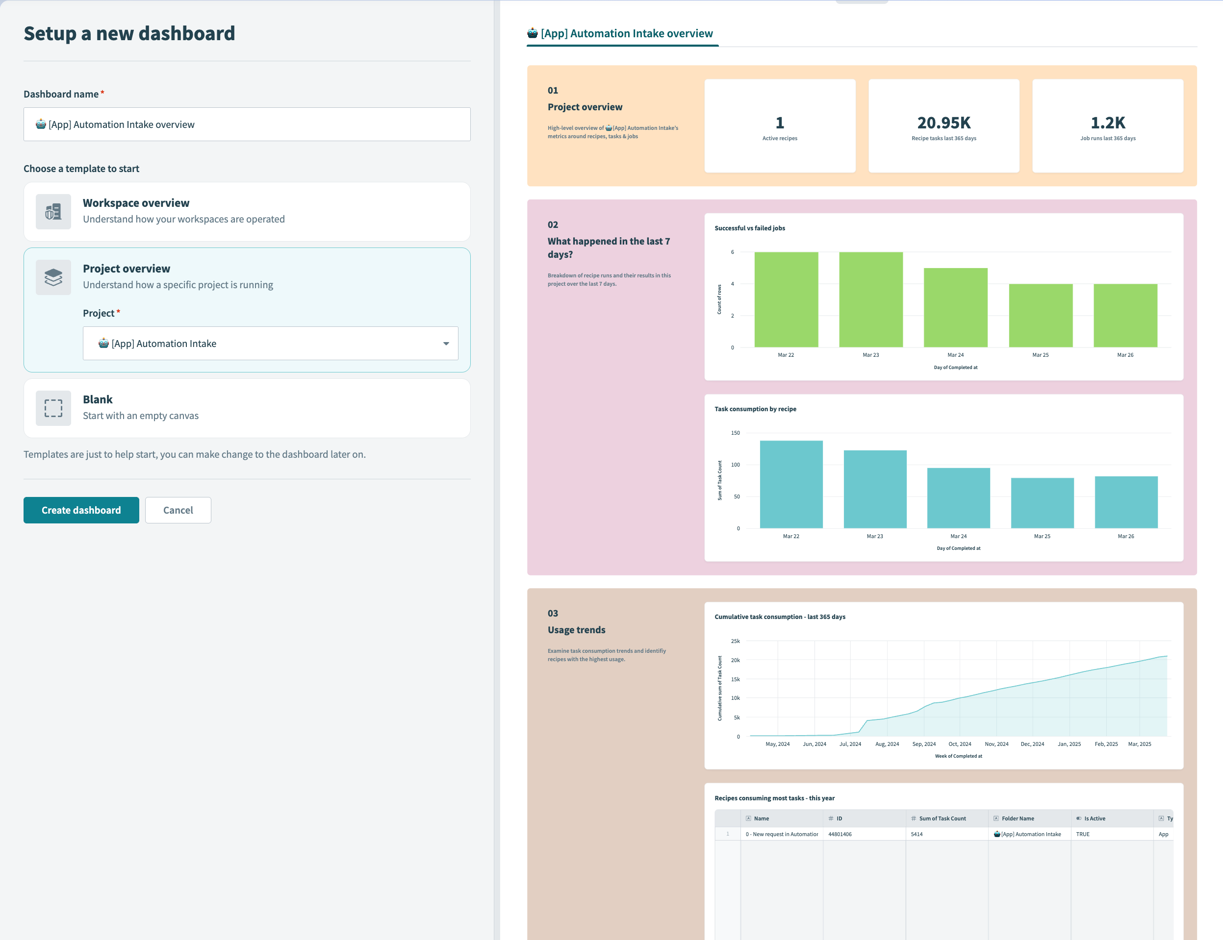Project overview template