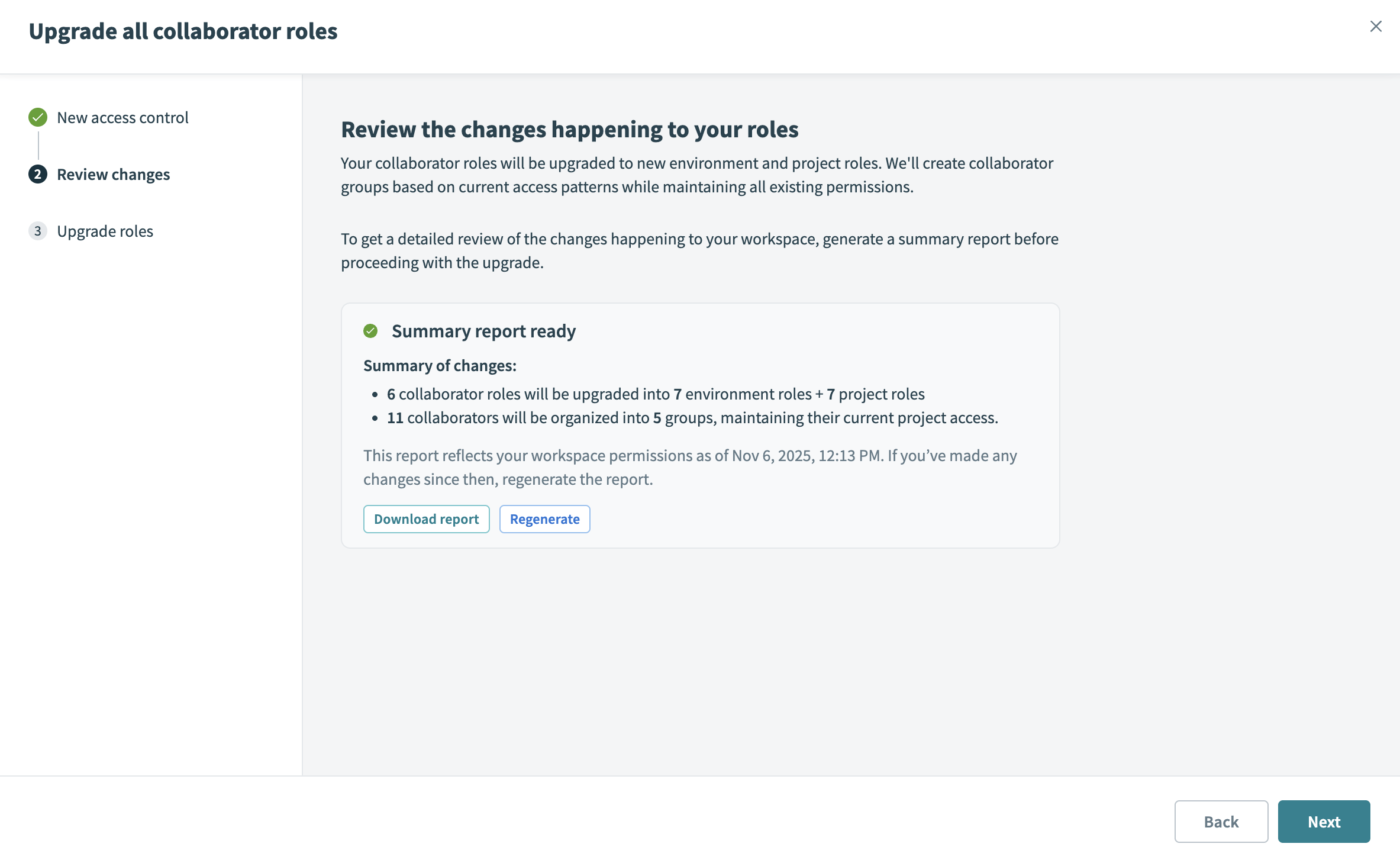 Review summary report