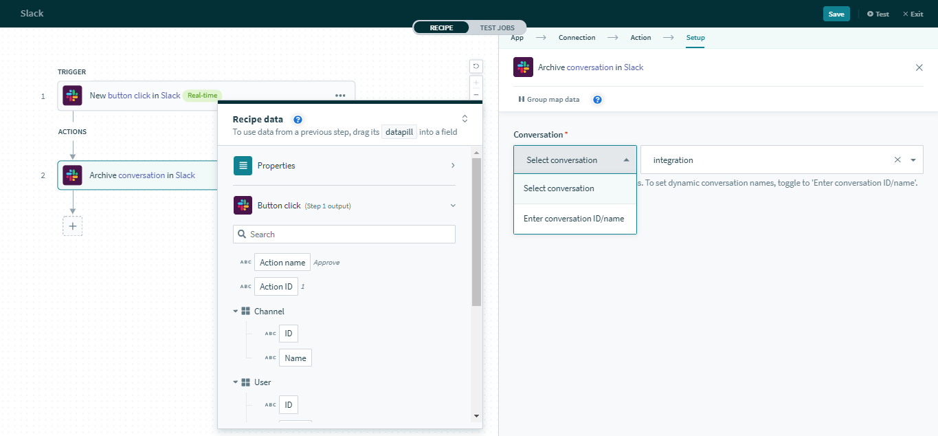 チャンネルの選択