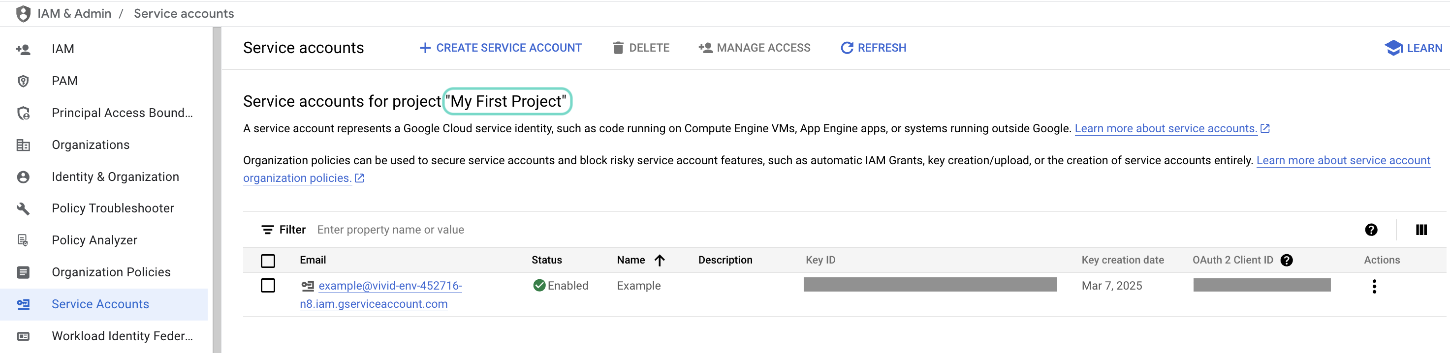 Check the scope of your dashboard.