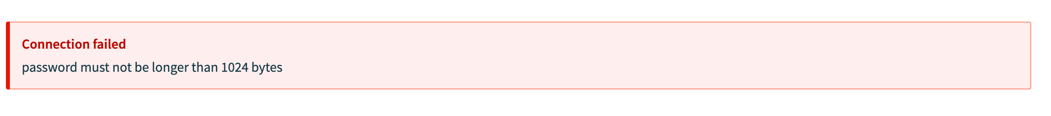 SFTP connection failed error