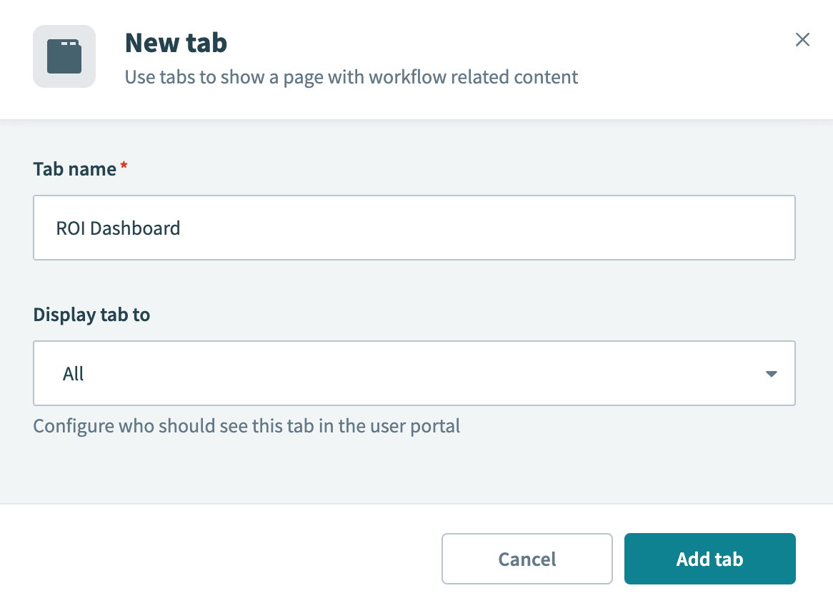 Add new tab