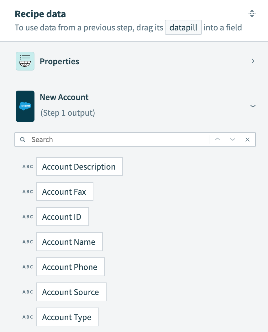 Output datatree