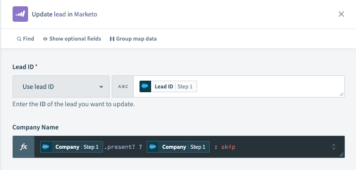 skip formula in input field