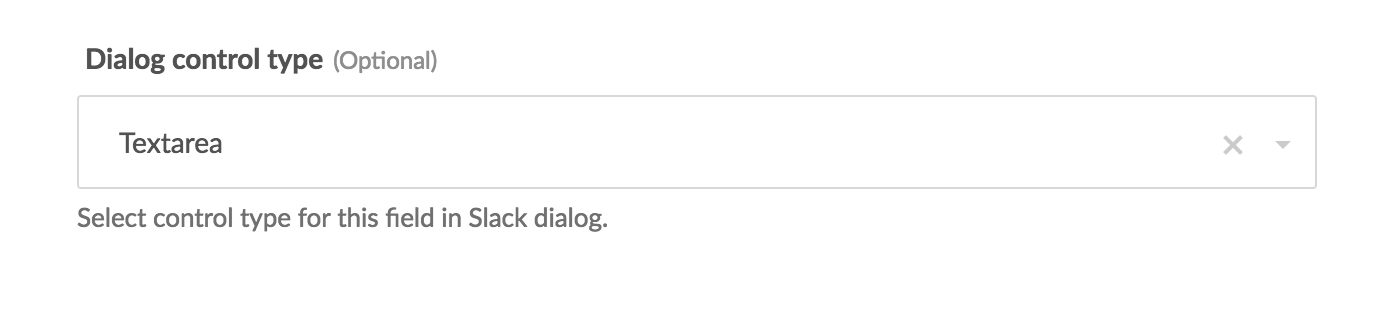Text area field config
