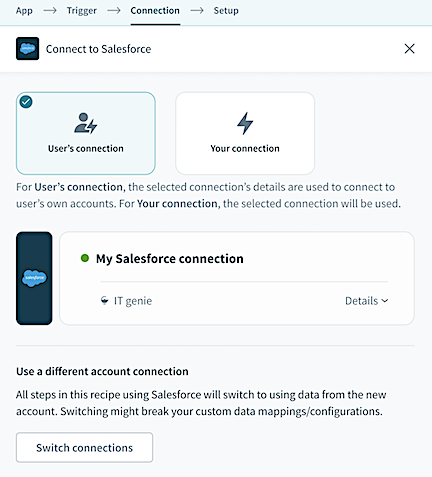 Connection type