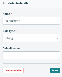 Add variable